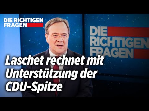 Kanzlerfrage in der Union: CDU-Chef Laschet gibt sich siegessicher | Die richtigen Fragen