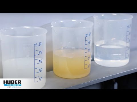 Video: HUBER Druckentspannungsflotation HDF zur Abwasserbehandlung in einer Molkerei