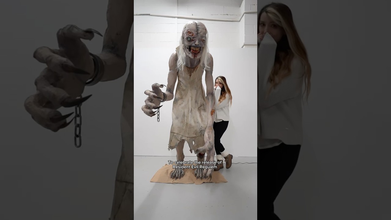 I&rsquo;m making &ldquo;The Creature&rdquo; aswell as &lsquo;Grace&rsquo; to celebrate #ResidentEvilRequiem @residentevil - YouTube
