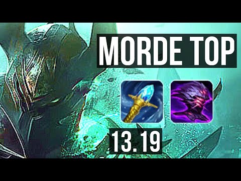 MORDEKAISER vs AKALI (TOP) | 8/0/5, Legendary, 300+ games | TR Master | 13.19
