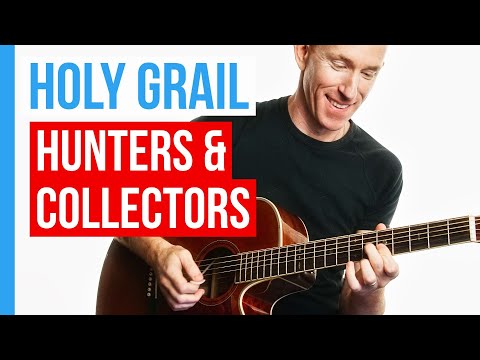 Holy Grail ★ Hunters & Collectors ★ Guitar Lesson Acoustic Tutorial [with PDF]