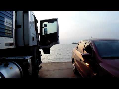 KOMBI SACICA- Pôr do sol na balsa Belém Manaus- Rio Amazonas