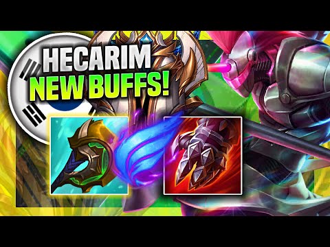 KOREAN CHALLENGER TRIES HECARIM WITH DIVINE SUNDERER! - Challenger Plays Hecarim Jungle vs Viego!