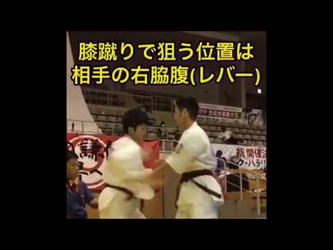 膝蹴りの軌道とコツ