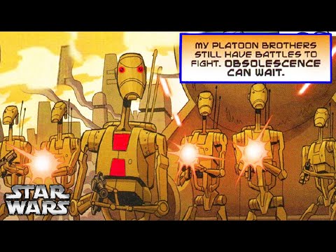 The B-1 Battle Droid Who BROKE FREE From His Programming & FELT EMOTION [TRAGIC] - Star Wars
