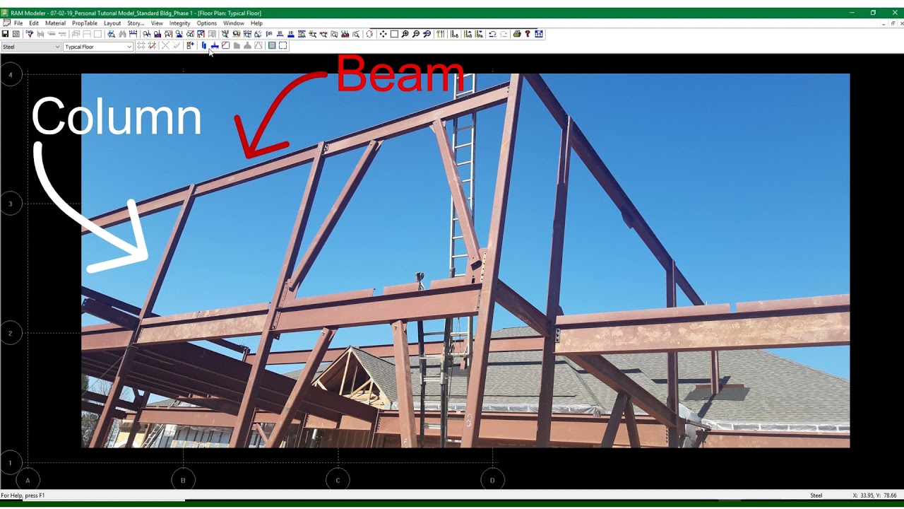 RAM Structural System Basic Tutorial - Video 02