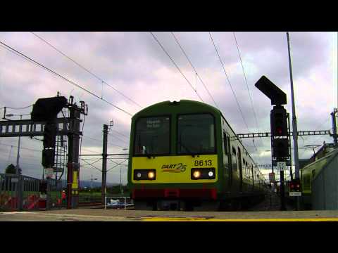 Dart Train number 8613 - Clontarf Road Station, Dublin