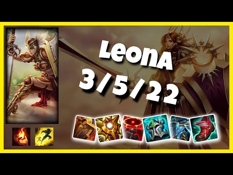 Leona Challenger Gameplay S11 Replay 11.4 Support (3/5/22) - TURKISH