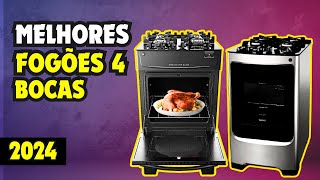 Melhores Fogões de 4 Bocas de 2024. Fogões Com o Melhor Custo Benficio.