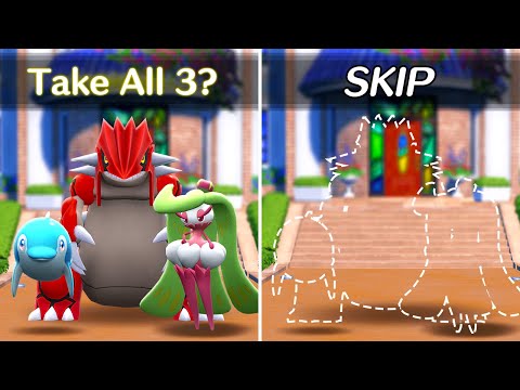 Choose All THREE Starters or NONE OF THEM!
