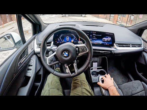 NEW BMW 2 Active Tourer [2.0 218d 150 HP] 2022 | POV Test Drive #1149 Joe Black