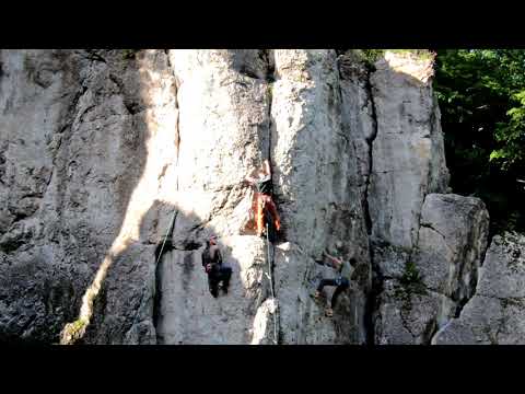 Pierwszy Filarek [VI.1+] RP (Dolina Będkowska | Dupa Słonia)