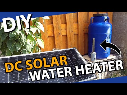 Low budget DC solar water heater ☀️ Free Hot Water