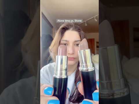 Alone time vs. Stone - Mac cool tone lipsticks #stone #alonetime #maccosmetics #lipstick