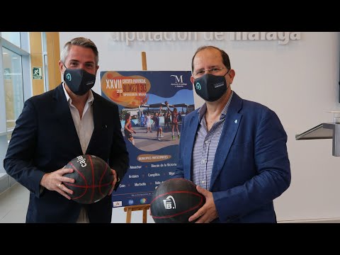 Presentacin del XXVII Circuito Provincial de Baloncesto 3x3 Diputacin de Mlaga 2021