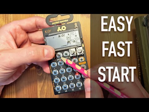 Beginner's Quick Guide for Pocket Operator PO-33 K.O!