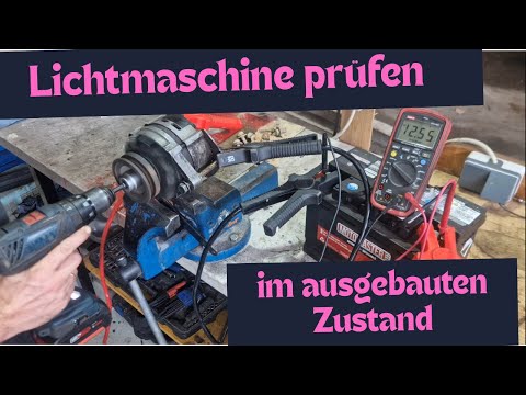 Check alternator when removed