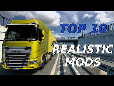 TOP 10 Realistic Mods For ETS2 1.41/1.42