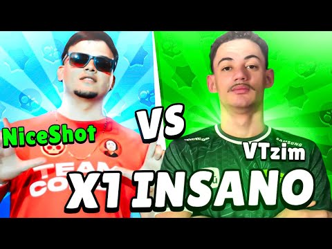NICESHOT vs VTZIM!🔥 the MOST INSANE X1 in BRAWL STARS!🤯