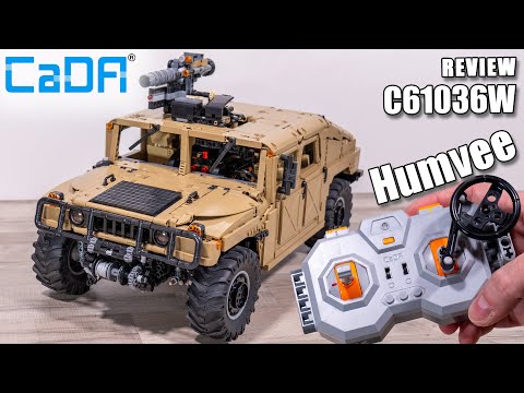 CADA C61036W Review | Humvee 1:8 Offroad Military Truck | CaDA Master Showcase | 2022 Hummer