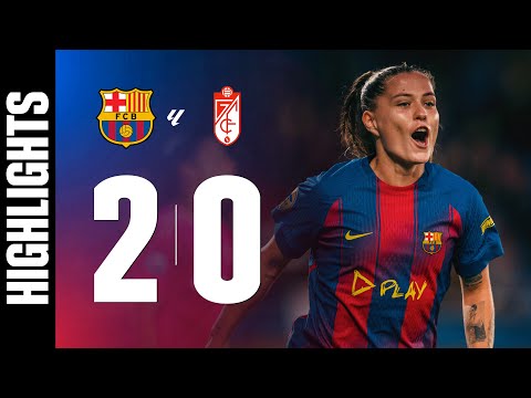 LIGA F | FC BARCELONA 2 vs 0 GRANADA🔵🔴