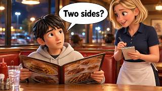 🍽️ Soup or Salad? Ordering at an American Restaurant | Slow and Easy English Story for Beginners