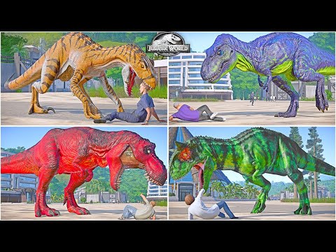 All Carnivore Dinosaurs Human Hunting Movie  🦖 Jurassic World Evolution