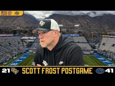 UCF Football Game 12 at BYU: Scott Frost postgame