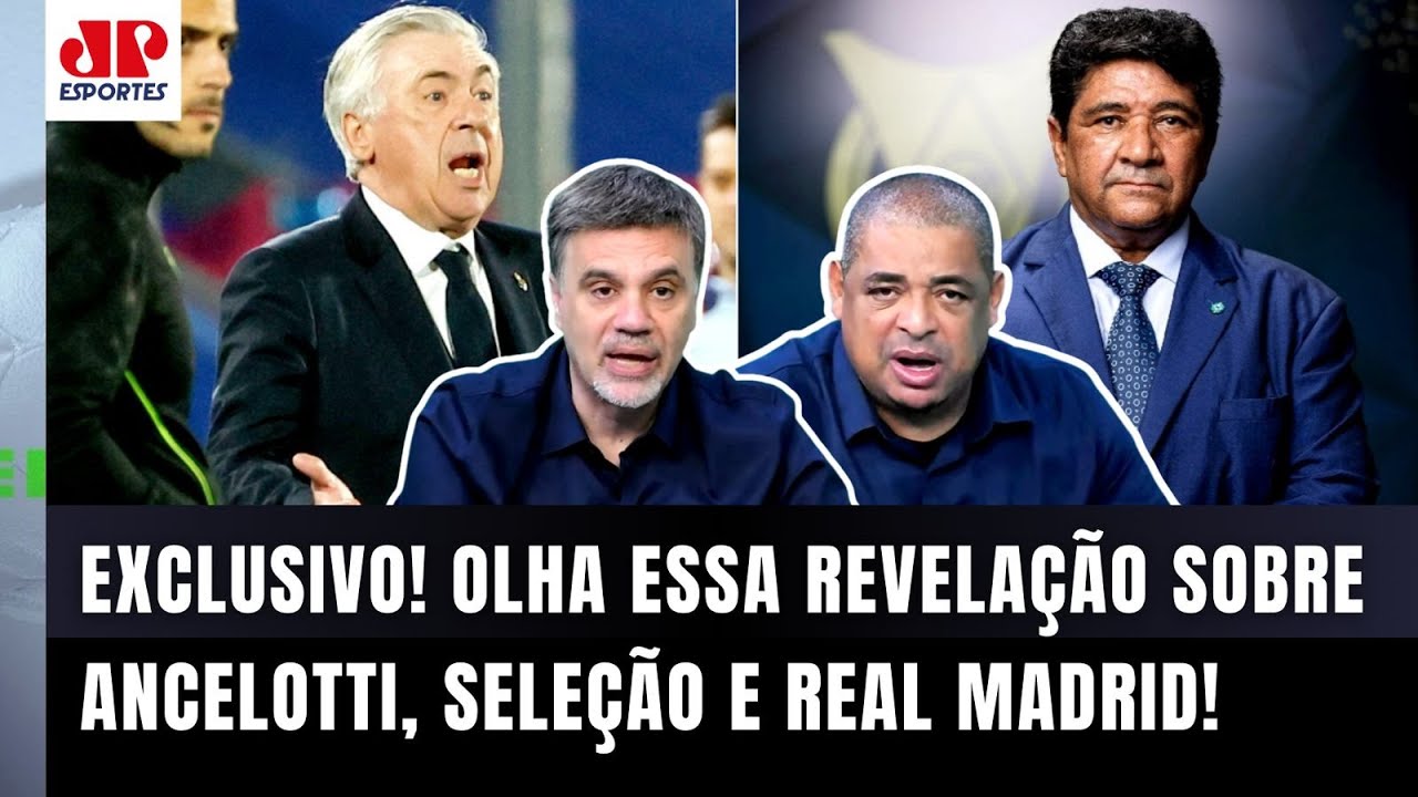 "É INFORMAÇÃO! Uma PESSOA PRÓXIMA me CONTOU que o Ancelotti..." OLHA essa REVELAÇÃO sobre a Seleção!
