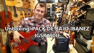 Video thumbnail for [UNBOXING] Pack de bajo Ibanez IJSR190: Lo mejor para iniciarse [SOUND TEST] by Rockandplay Daniel