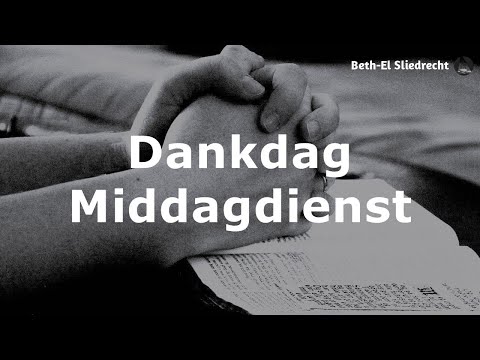 Dankdagdienst - 1 Koningen 17  - Ds. C. P. de Boer