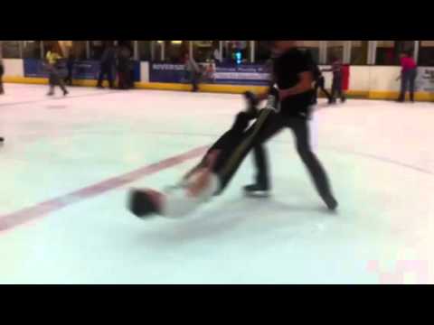 Headbanger on ice with Luke and Simon