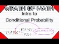 Intro To Conditional Probability Probability Theory