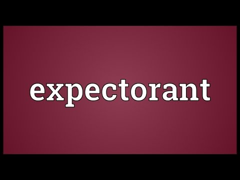 Expectorant Meaning Video
