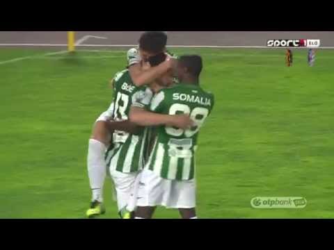 Böde Dániel gólja a Ferencvárosi TC - Lombard Pápa Termál FC mérkőzésen