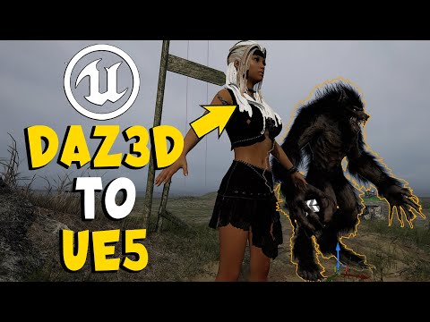 Daz3D to UE5 Unreal Engine