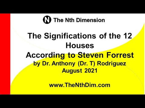 The Significations of the 12 Houses According to Steven Forrest