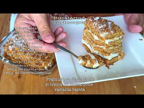 Honey-filled puff pastry with mascarpone cream, recipe and steps in one minute