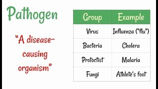 Pathogens and Transmission
