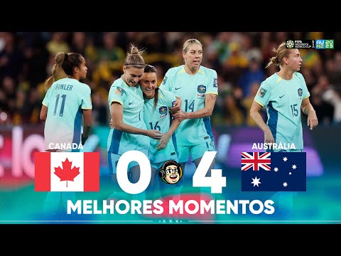 Gols e lances de Canadá x Austrália