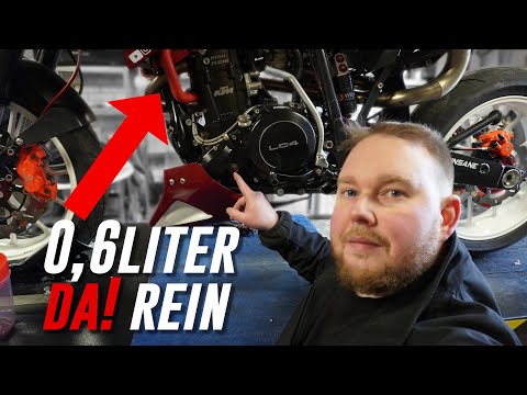 Der "SCHWIERIGSTE" Ölwechsel der Welt - KTM LC4 Modelle