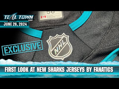 EXCLUSIVE! First Look At New San Jose Sharks Jerseys by Fanatics