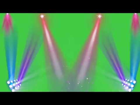 Colorfull Disco lights Green Screen effect video