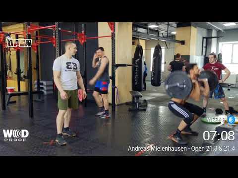 Crossfit Games Open 21.3 & 21.4 - 153 reps and 91kg