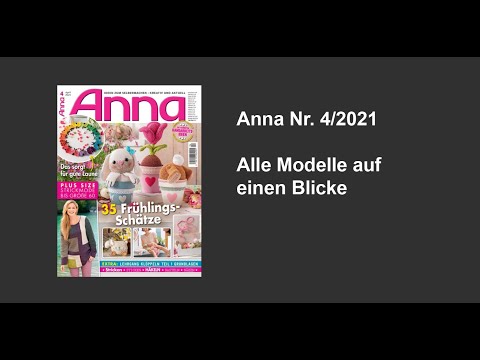 Zeitschrift Anna Nr. 4/2021 - Alle Modelle auf einen Blick
