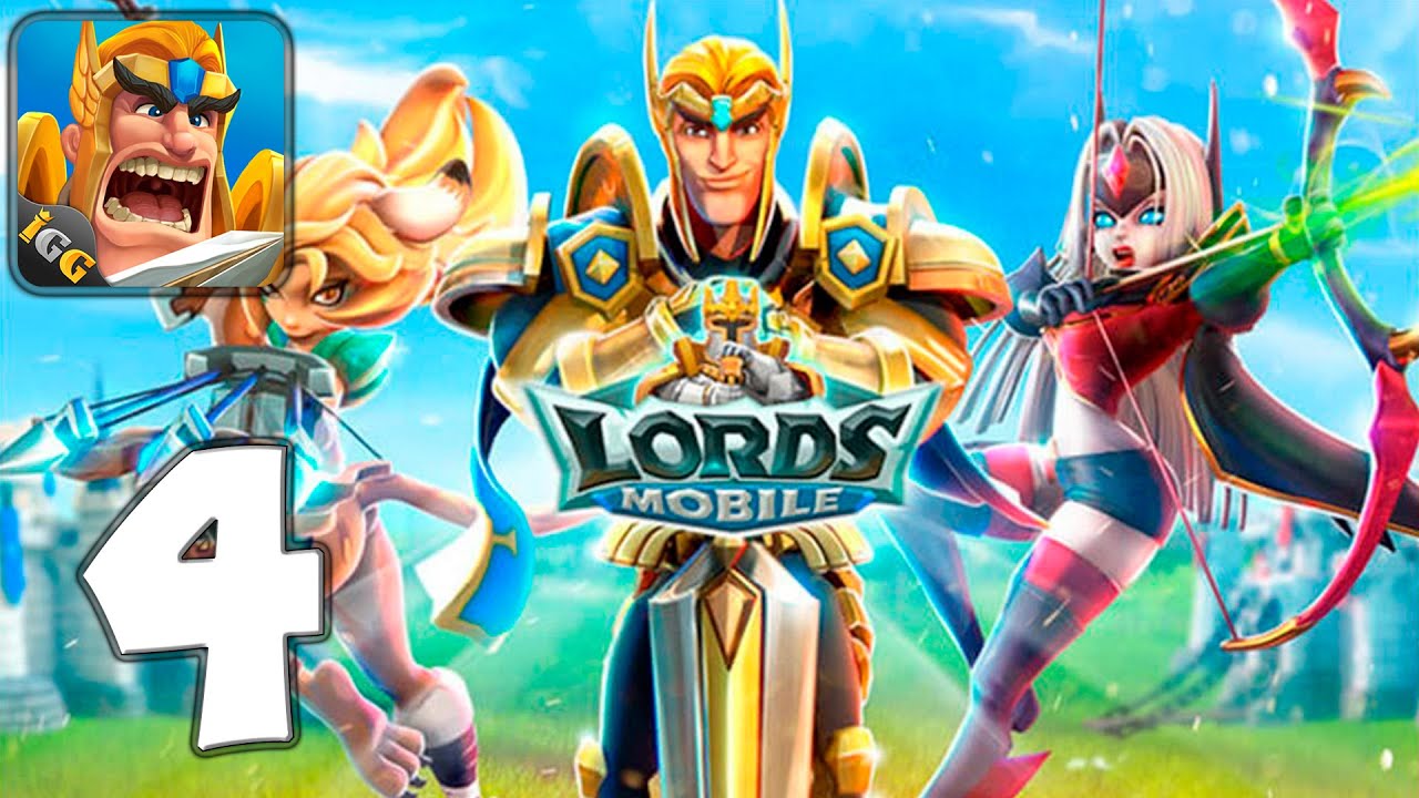 Lords Mobile: Kingdom Wars - Mobile Gameplay Walkthrough Part 4 (iOS, Android)
