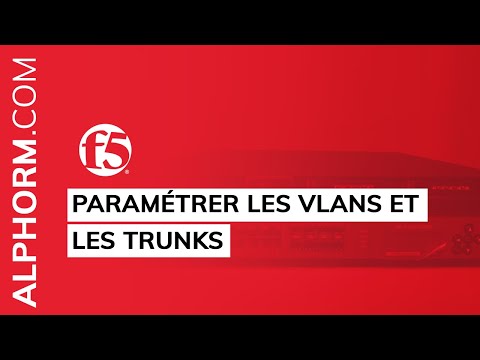Comment paramétrer les VLANs et les Trunks sous F5 BIG IP Vidéo Tuto