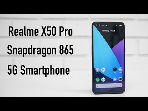 Realme X50 Pro Snapdragon 865 5G Smartphone Hands On Overview