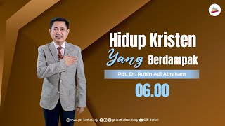 Download lagu Hidup Kristen Yang Berdampak - Pdt. Dr. Rubin Adi Abraham (Ibadah Online 06.00) mp3