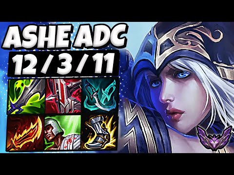 Ashe vs Aphelios [ ADC ] Lol Korea Master Patch 12.14 ✅